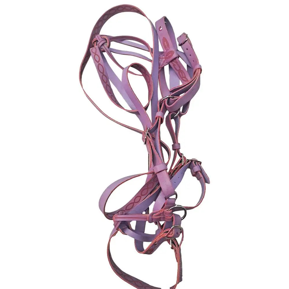 PU Horse Lead Rope Strap Adjustable Equestrian Rein Racing Halters Swivel Buckle Ponies With Metal Buckle Leading Rope