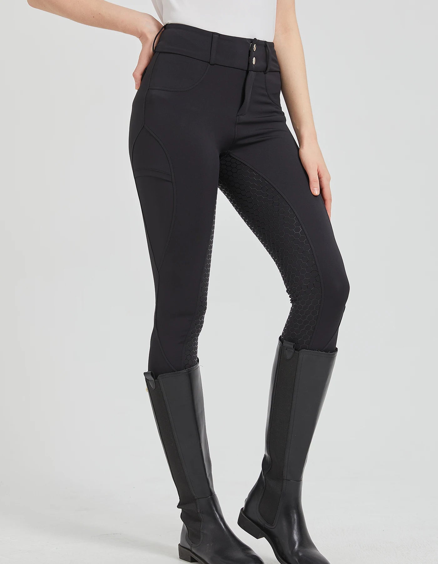 Professional horse riding pants silicone anti-slip quick-dry tight-fitting sports pants for equestrian exams
