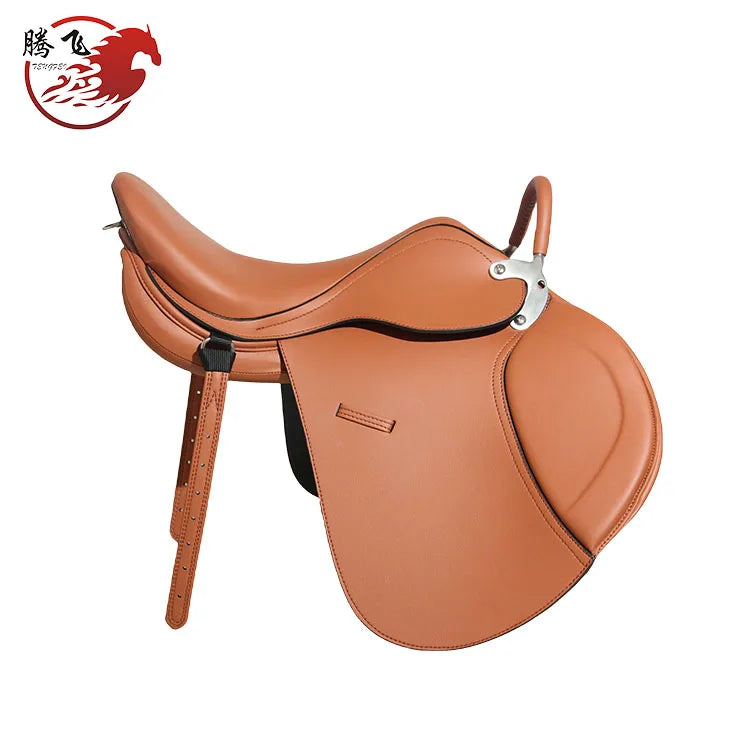 Armrest Full Set Comprehensive Novice Saddle Microfiber Wear-Resistant Horse Harness Equestrian Saddle English Saddle