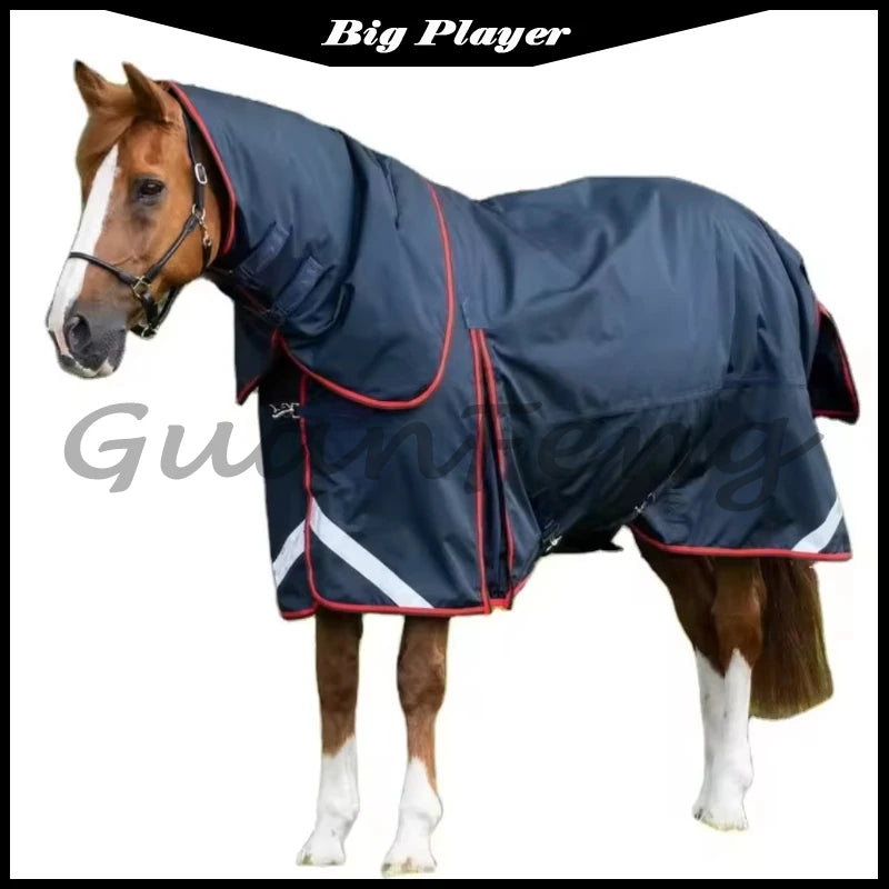 Warm Winter Horse Blanket Windproof Waterproof Stable High Quality Heavy Wool