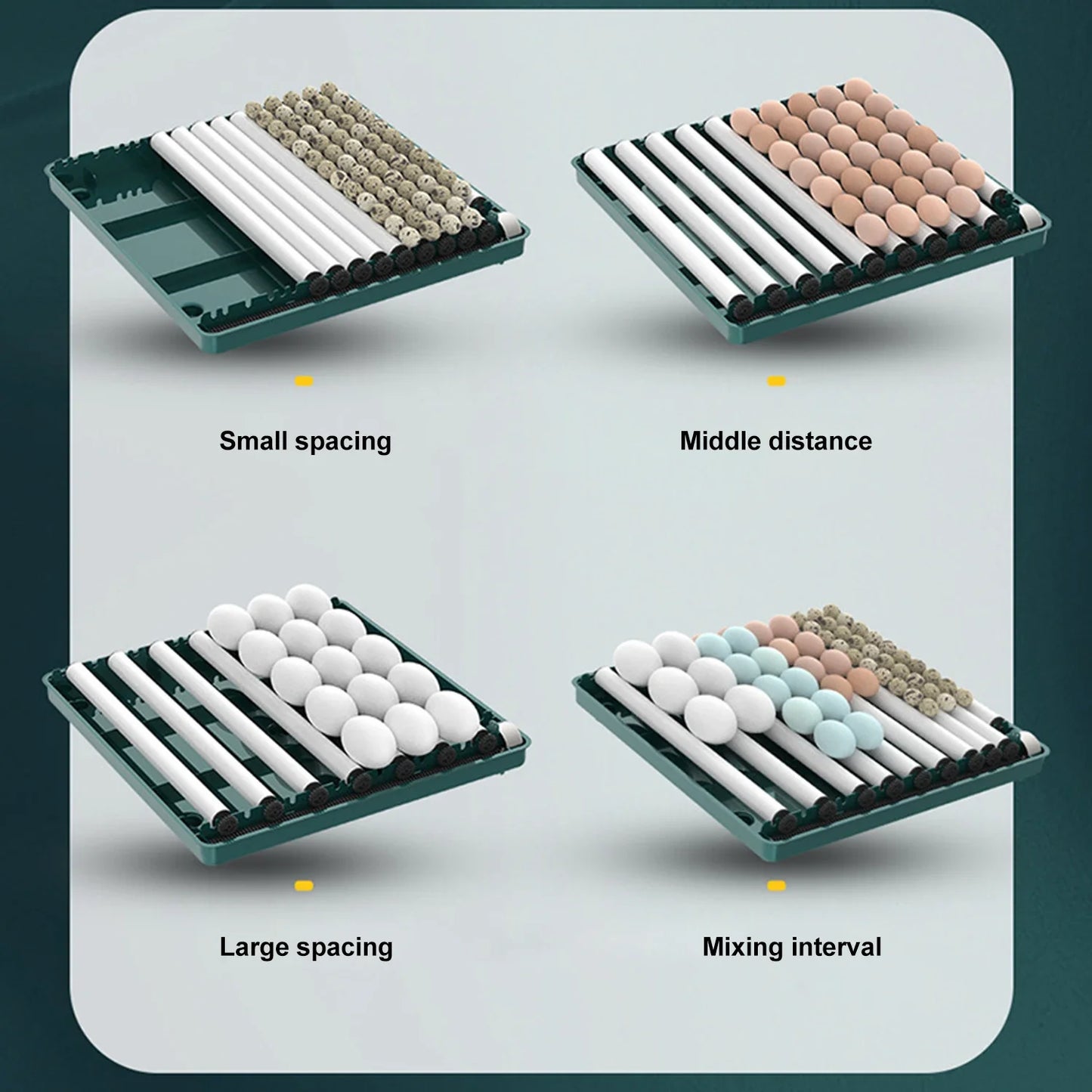 Small Chicken Incubator, Fully Automatic Smart Home Incubator, Chicken Breeding Incubator with Drawer Style Mini Egg Incubator