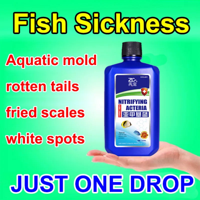 535ml Fish Tank Water Purifier Clear Nitrifying Bacteria Digestion Liquid Aquarium Fish Farming Supplies Fishbowl Water Treatment