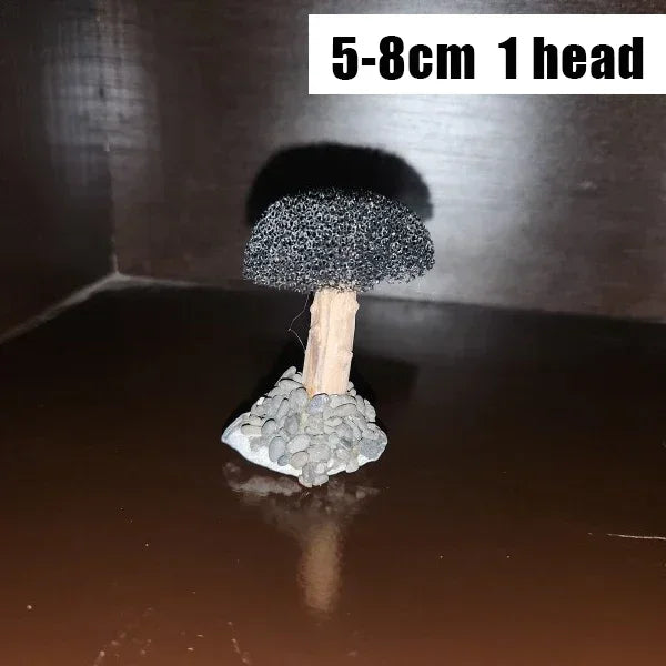 Fish Tank Plant Moss Tree Decoration Wood Plant Root Driftwood Aquatic Grass Aquarium Accessories without Moss