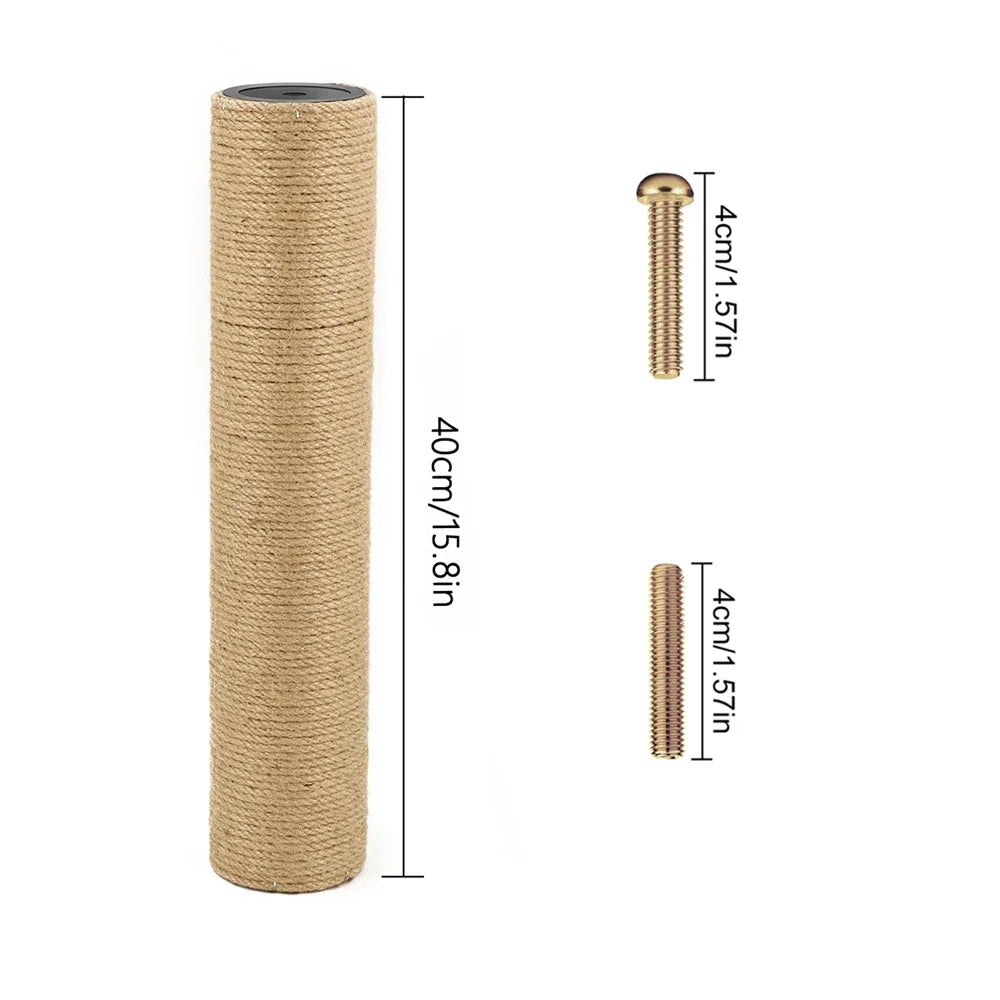 M8 Cat Tree Tower Scratching Post Replacement Set Refill Pole Parts for Kittens Tower Scratch Pole Accessories for Scratching