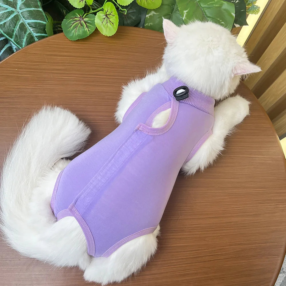 Cats Surgery Recovery Suit for Small Medium Dog Cat Vest Pet Shirt Soft Pajamas After Surgery Wear Recovery Clothes Anti Licking
