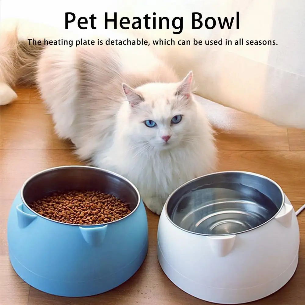 Heat Pet Bowl Food Winter  Cage Bowl Constant Temperature Heating Thermostat Dog Basin Cat Electric Bowl