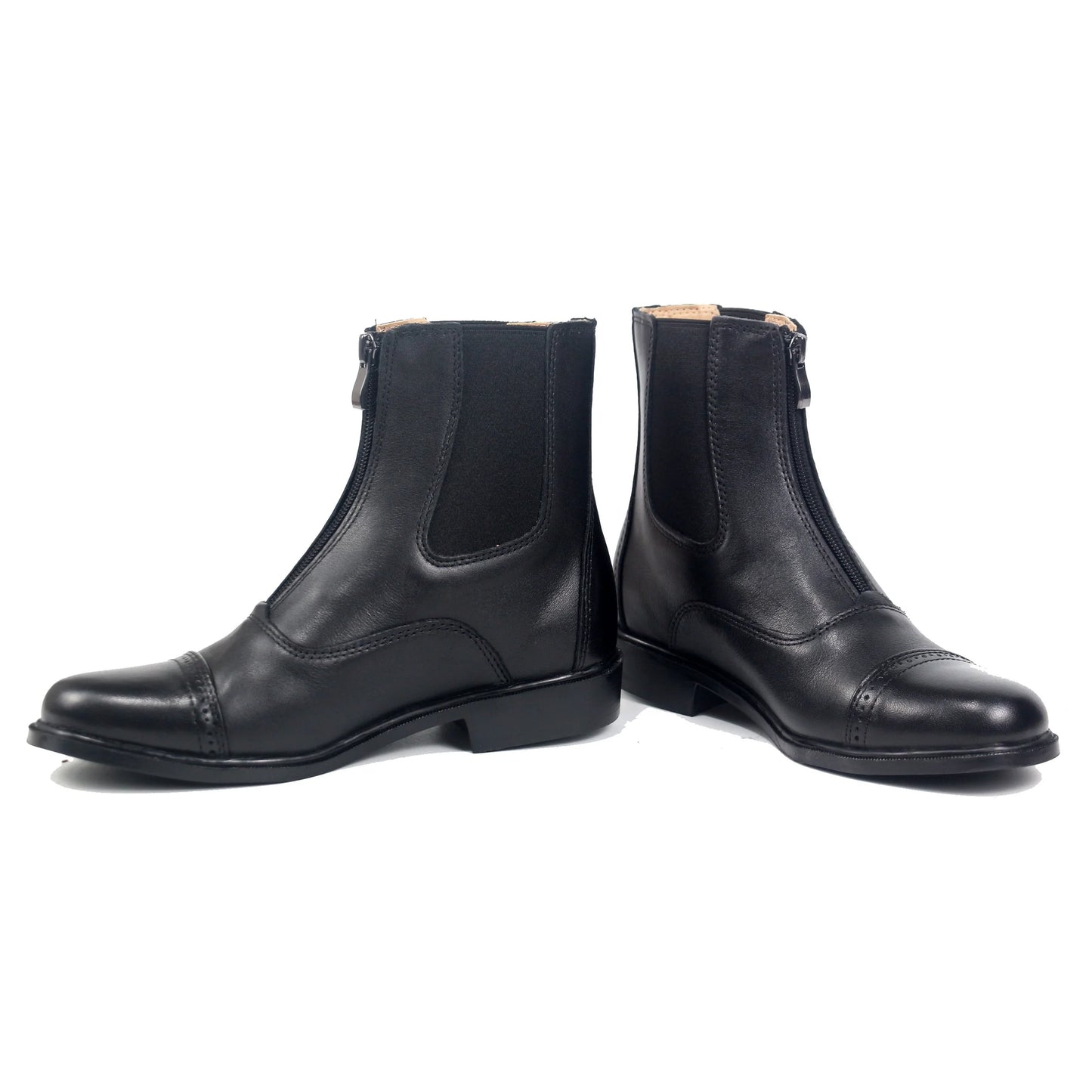 Aoud Horse Riding Boots Equestrian Boots Full Leather High Quality Zipper Shoes Men Women