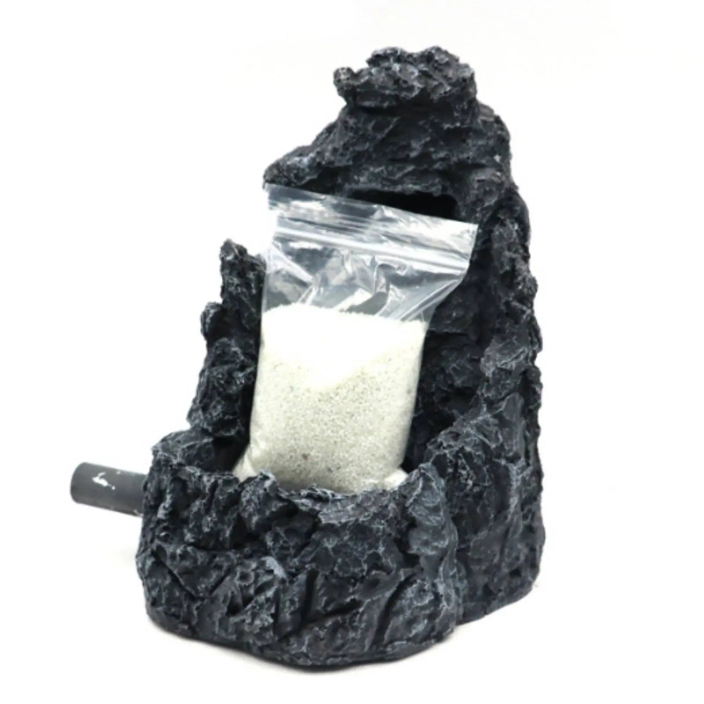 Aquatic Habitat Sand Waterfall Decoration Colorfast-Resistant Aquatic Habitat Sand Waterfall Kit Fish Habitat Landscape