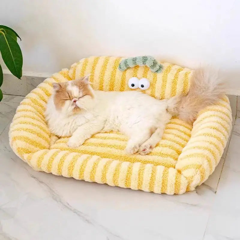 Puppy special sofa kennel winter warm pet Internet celebrity cat nest small dog sleeping mat cushion winter bed