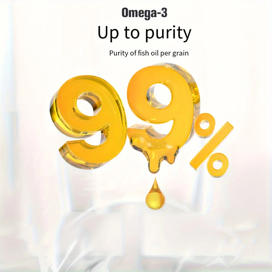 60 Capsules Amazing Omega 3 Fish Oil for Dogs and Cats - Omega 3 for Shedding and Skin Health For Dry Skin