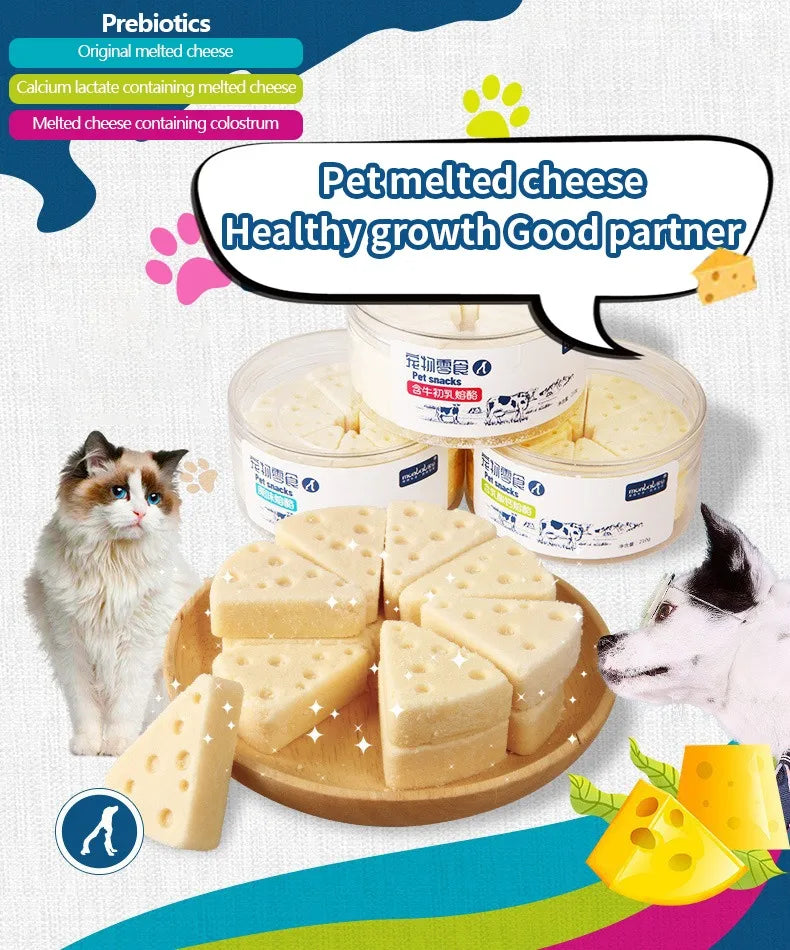 Pet Freeze-dried Food High Calcium Cheese Rich in Nutrients Cat or Dog Snacks Aid Digestion Snacks Calcium Supplements Dairy tablet