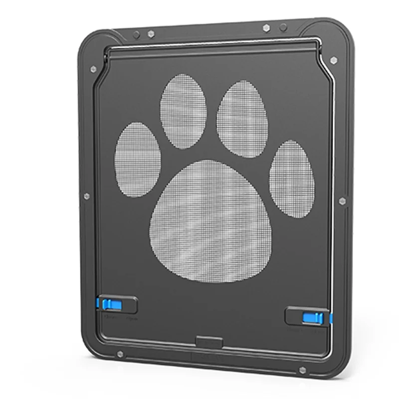 A59T Pet Kitty Dog Door Flap Gate Opener Controlled Entry Electronic Screen Window Protector Wall Mosquito Net(Small:24cmx29cm)