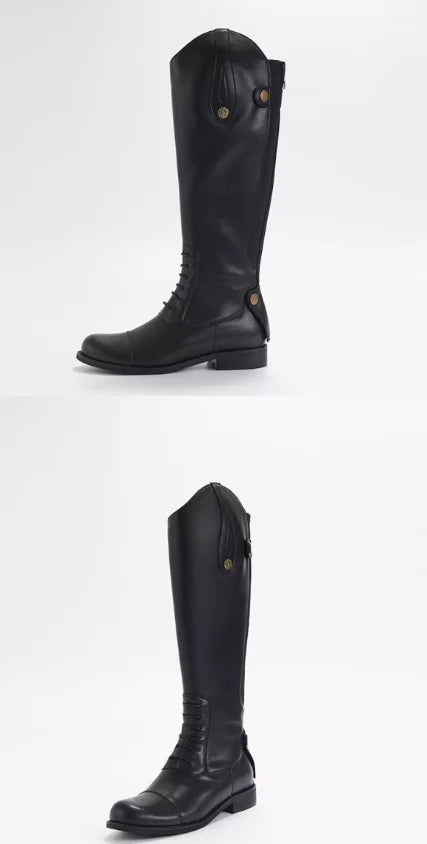 Equestrian Special Mongolian Equestrian Boots For Women Long Tube Riding Technique Genuine Leather Riding Boots