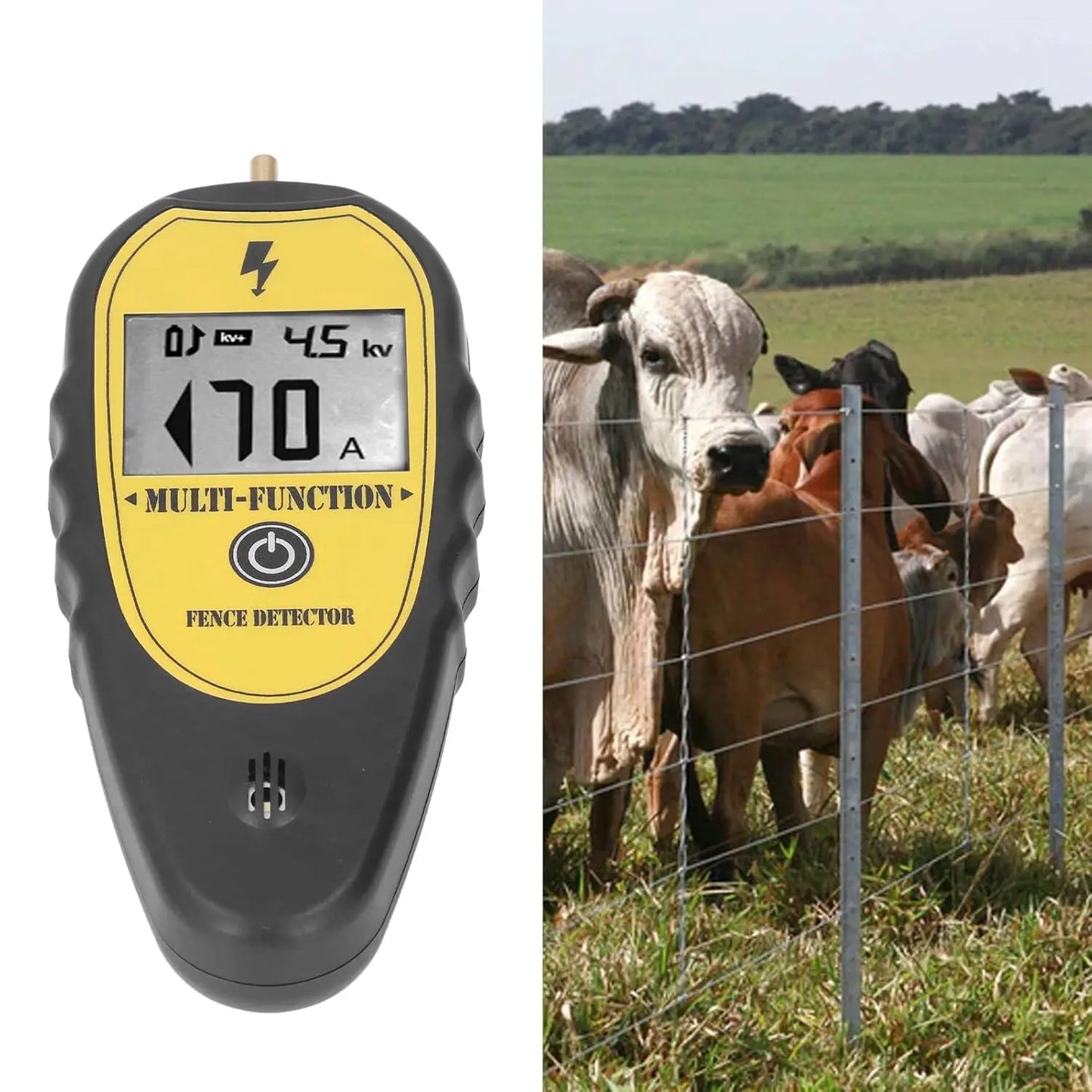 Sustainable  Digital Fence Tester for Fence Volt up to 15 Kv Fence Scout Fault Finder