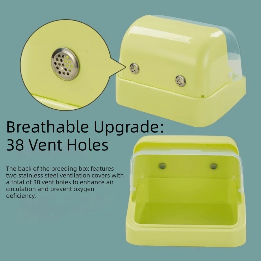 Visual Bird Incubator Adjustable Heat 3-speed Adjustment Chick Brooder Thermostat Controlled Bird Brooding Box Poultry Habitat