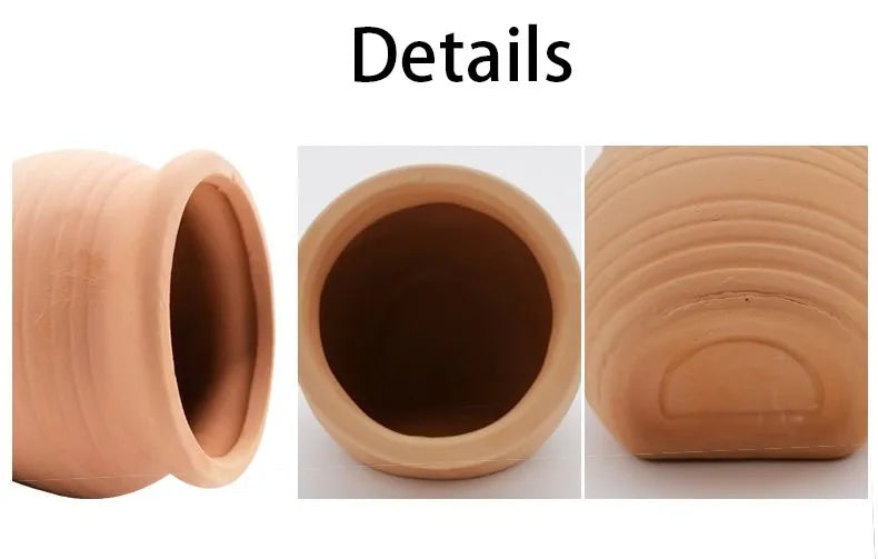 Clay Aquarium Decoration Fish Shrimp Play Hiding Cave Shelter Betta Fish Hideaway Breeding Container Fish Tank Accessories