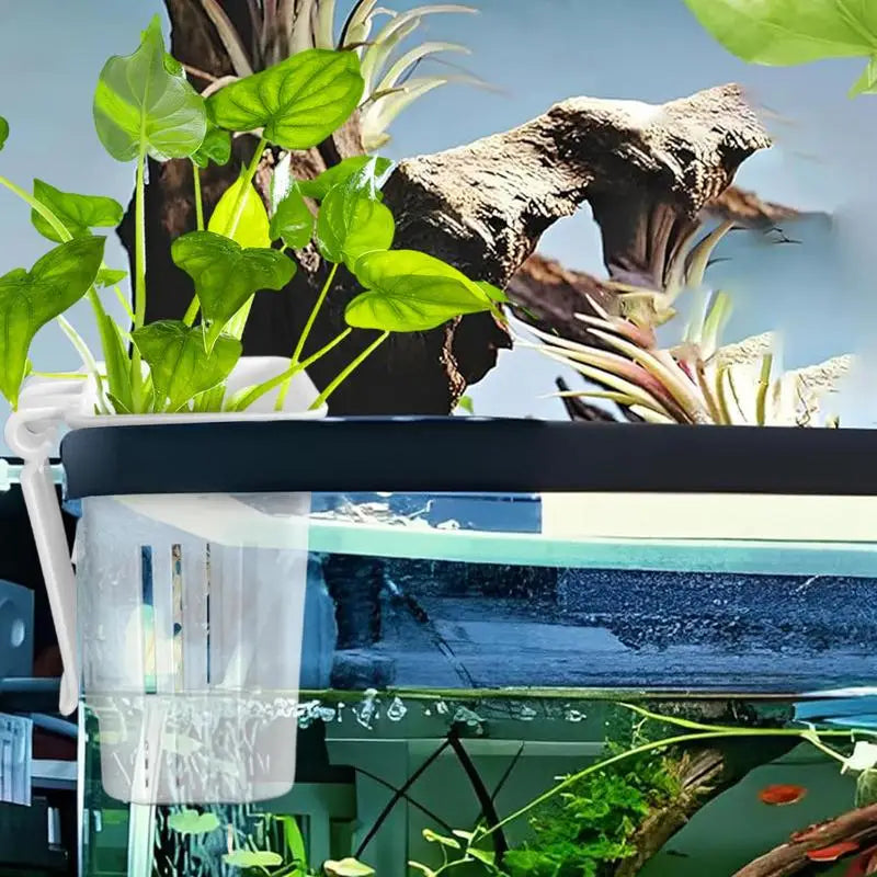 Hanging Aquarium Plant Holder Aquascape Decoration