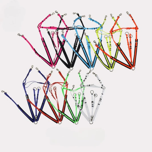 PVC Endurance Breastplate Adjustable Martingale Set Equestrian Tack Horse Riding Gear Saddle Accessories