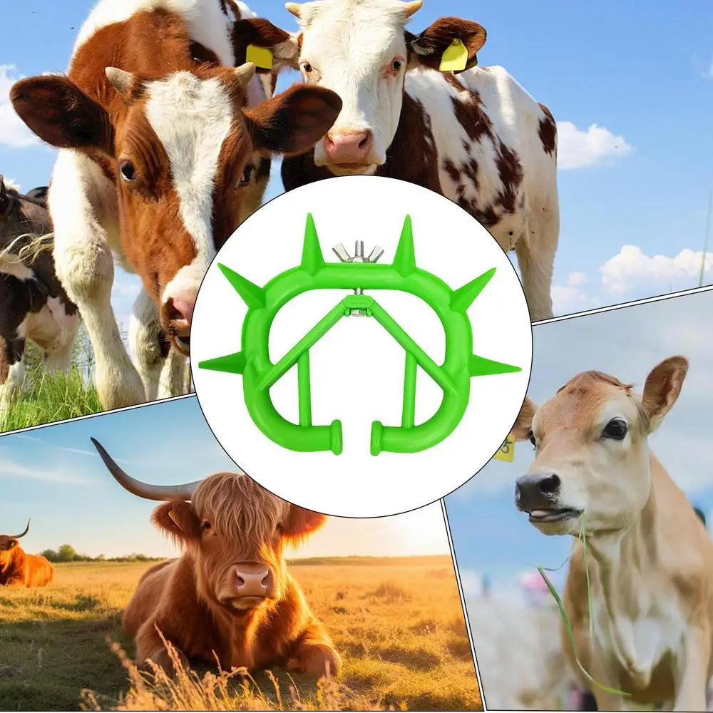Cow Nose Ring Calf Cow Cattle Weaner 10 Pieces Livestock Nose Ring Large Livestock Farming Tools