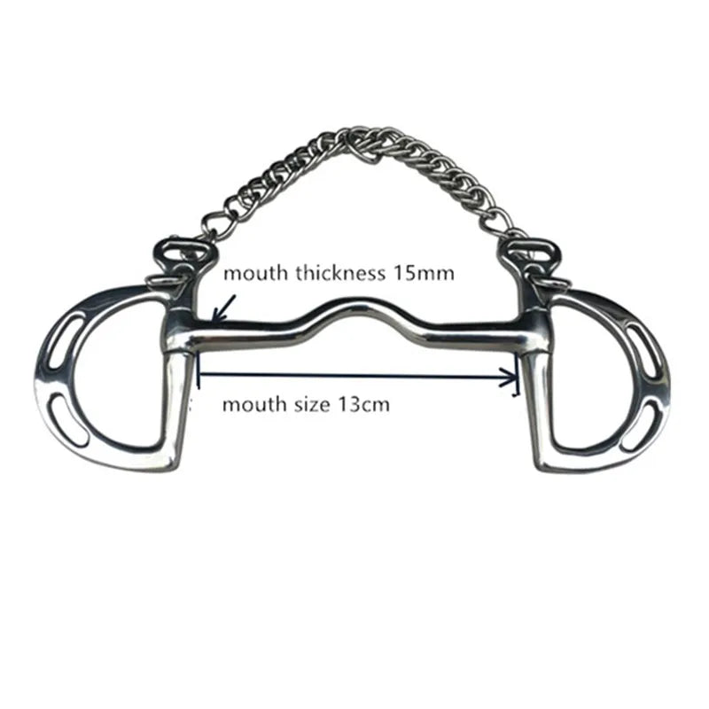 Stainless Steel Kimberwicke Bit Horse Equipment13.5cm 14.5cm