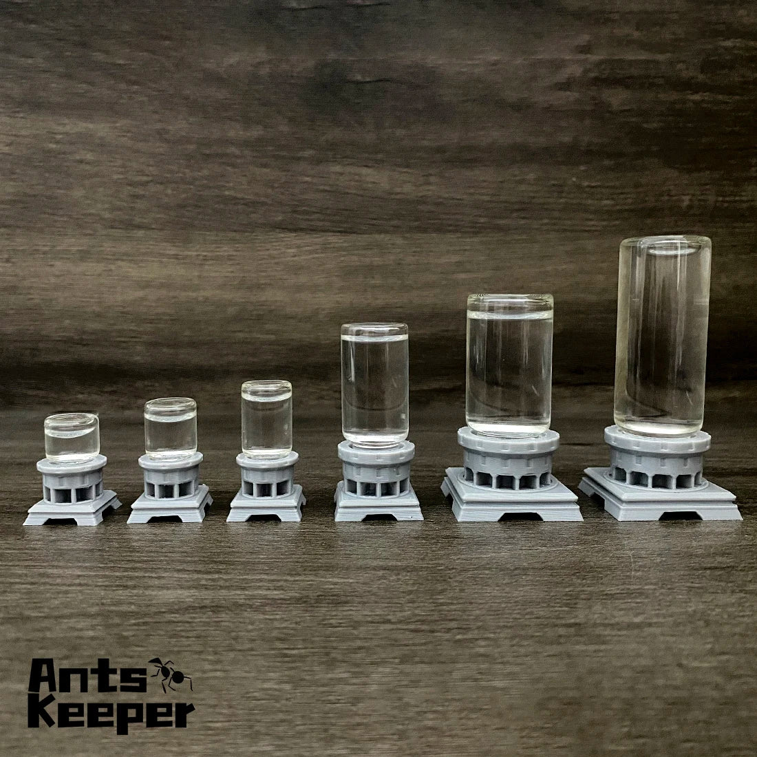 AntsKeeper Glass Waterer Feeder for Anthill Ant Nest Farms, Prevents Drowning, Honey Sugar Water Can be Fed Directly, 1ml - 30ml