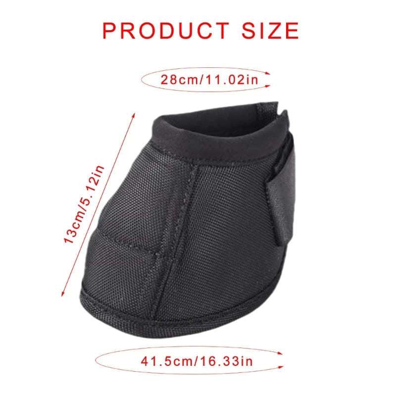 Horse Bells Boot Horse Care Boot Tear Resistant Horse Protective Bells Boot Protective Gear Accessories for Training