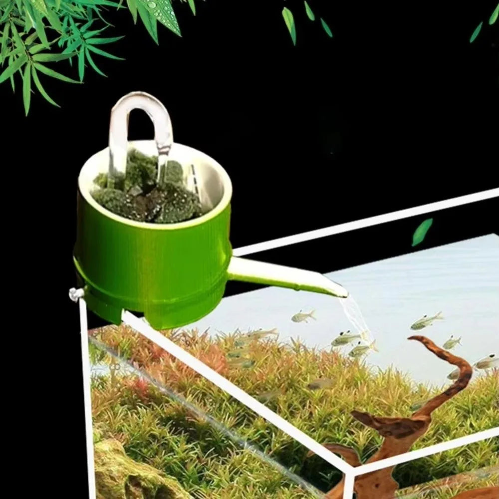 Durable Plastic Aquarium Filter Box Round Internal Filter Air Oxygen Aerator 3 in 1 220V Fish Tank Filter