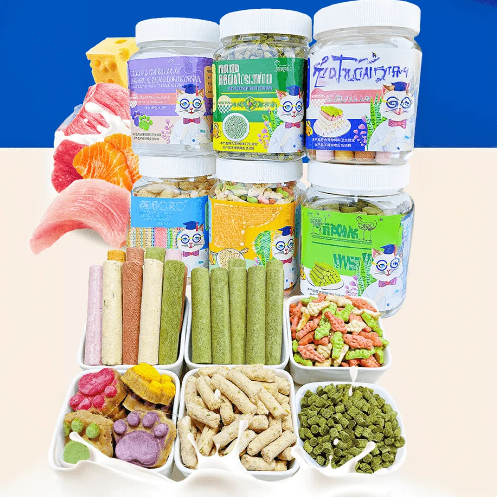 Chicken Cat Grass Milk Stick, Cat Grass Molar Stick, Cat Treats for Hairball Support and Teeth Cleaning