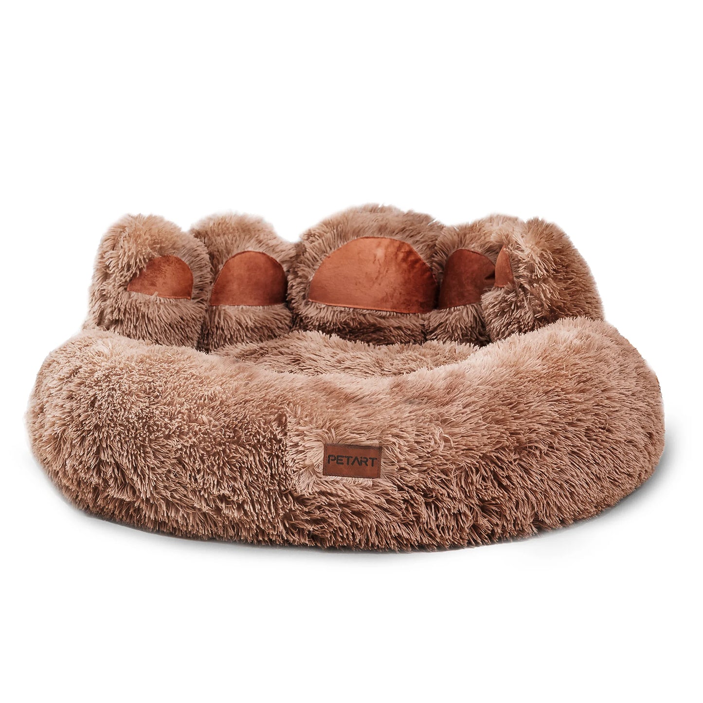 Cozy Comfy Pet Dog Bed Paw Shape Warm Dog Bed Cushion for Your Furry Friend Fluffy Dog Bed Cat Mat Deep Sleeping Warm