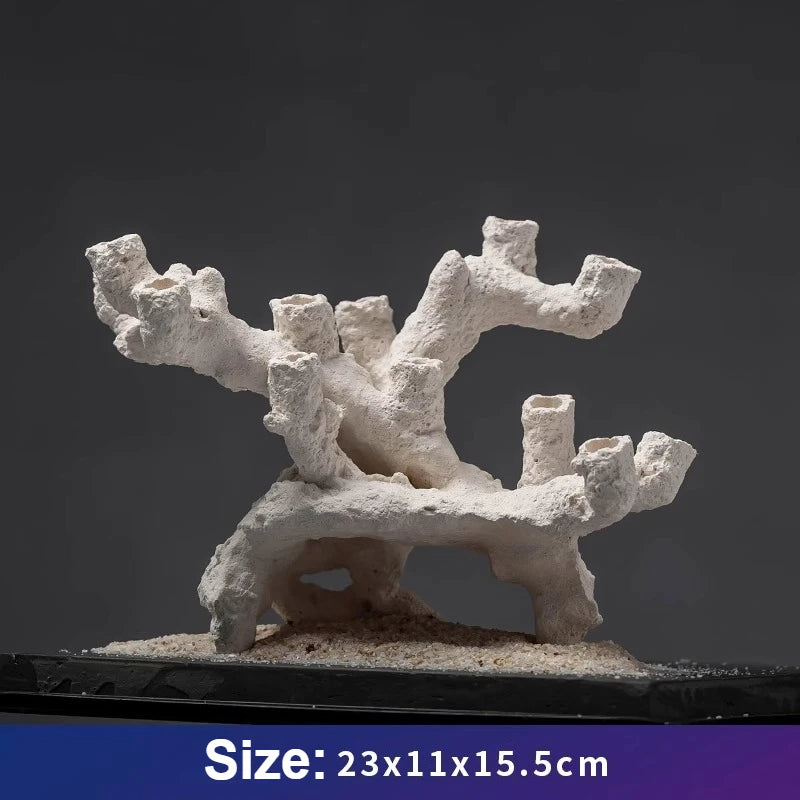 Fish Tank Character Shaped Stone Statue Decoration Poseidon Sea God Statue Underwater King Stone Statue Handmade Craft Landscape Caves