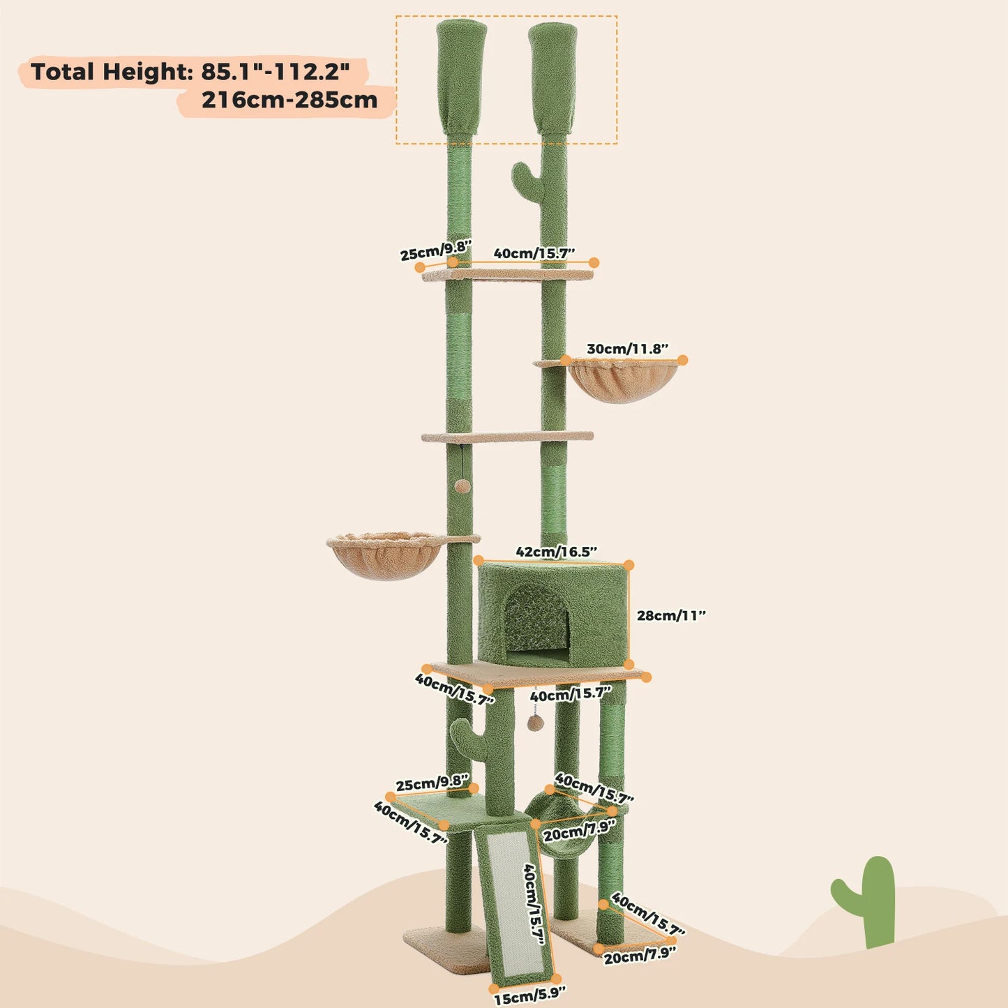 Multi-Level Cat Tree Tower Climb Furniture Scratching Post for Indoor House Pet Supplies  Cozy Condo Toy Cozy Condo