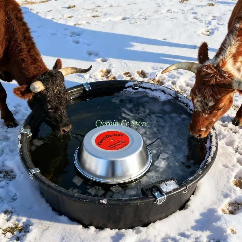 X90F 1000W Floating Thermostatically Controlled Outdoor Pond Heater For Ponds & Livestock Drinking Troughs De-Icing