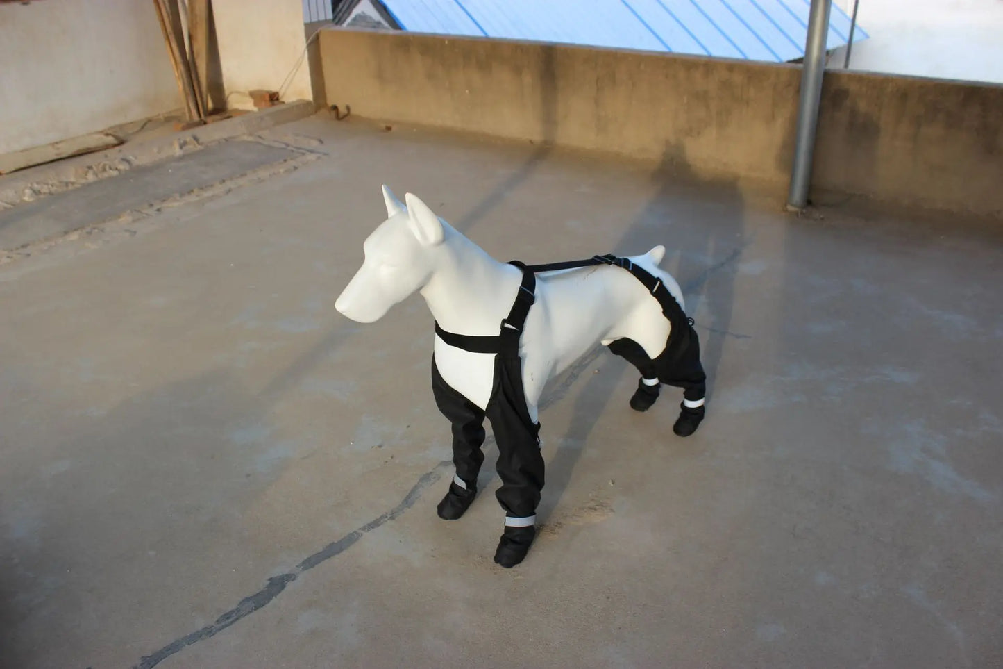 New Anti-Dirt Reflective Stripes Dog Boots All-Season Elastic Waterproof Outdoor Pet Shoes Dogs Non-Slip Grip Machine Washable