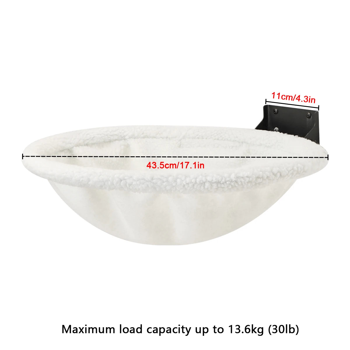 Wall-Mounted Cat Hammock Cradle Cat Climbing Frame Floating Shelf Solid Wood Cats Scratch Posts for Sleeping and Playing Toy