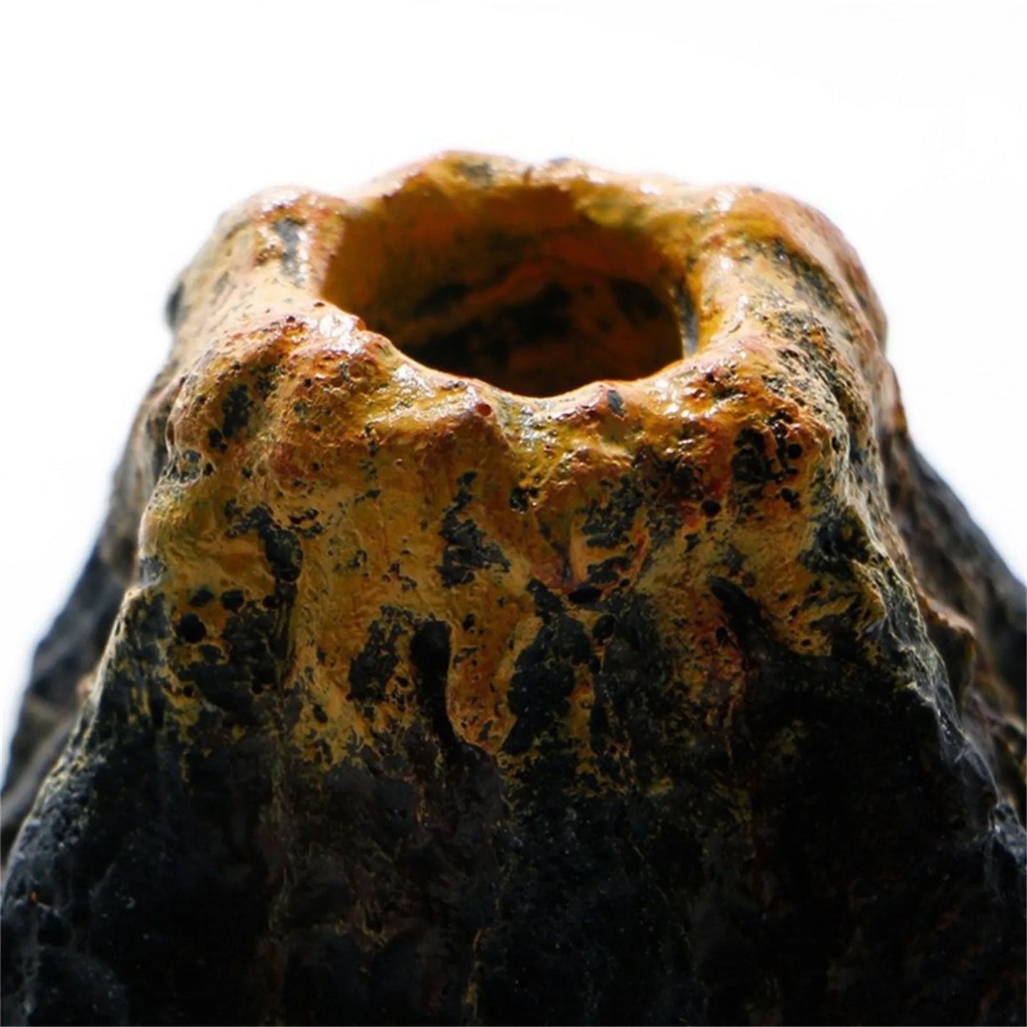 Exquisite Aquarium Water Tank Volcano Eruption Decorative Volcano Model Fish Tank Landscaping Simulation Decor Accessories