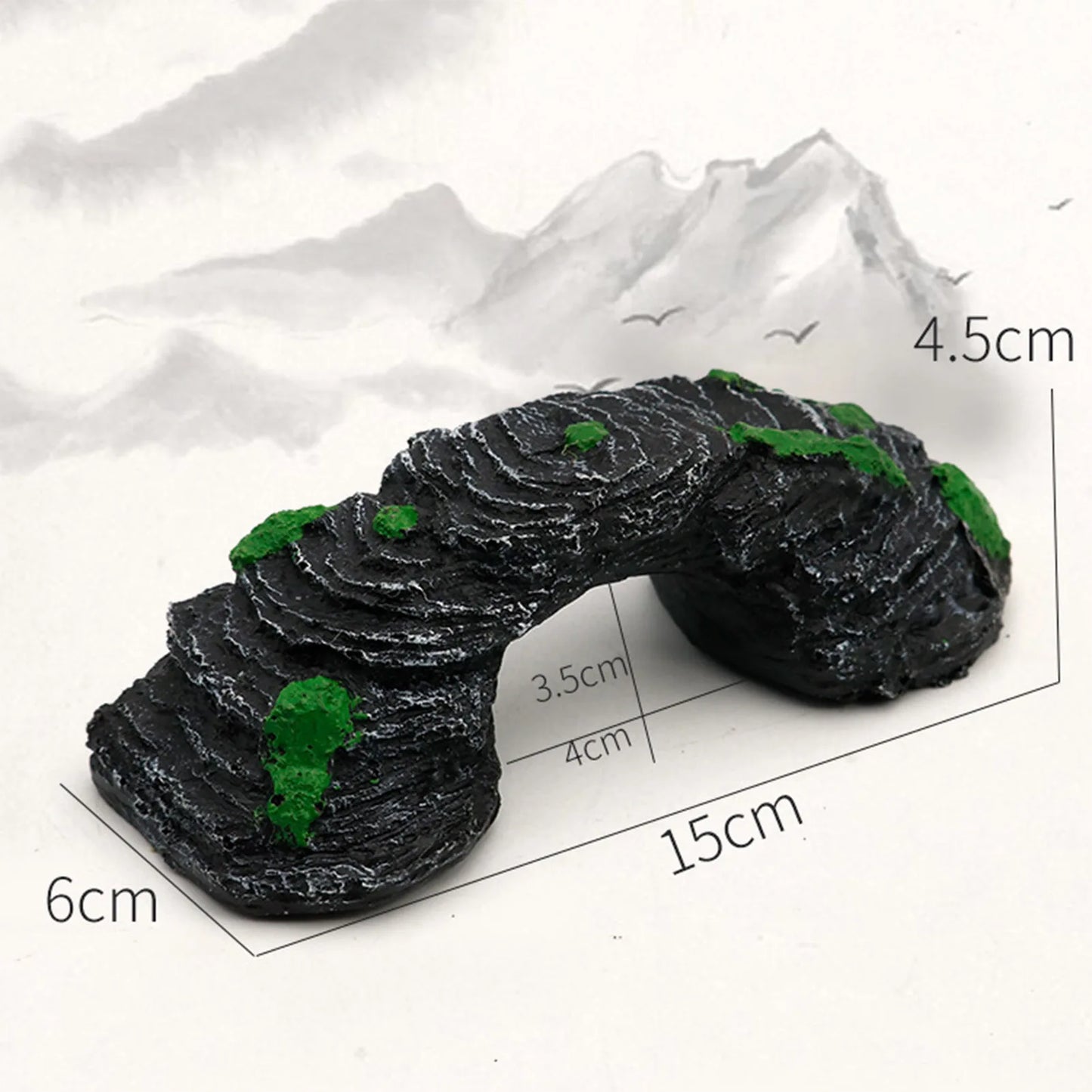 Fish Tank Artificial Resin Landscape Decoration Aquarium Equipment Accessories Ornament Cave Aquatic Pet Fish