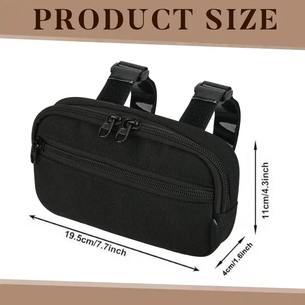 Horse Saddle Pouch Pommel Pocket Saddle Bag Zipper Closure Organizer Outdoor Quick-Access For Keys Cards Water Bottle Smartphone