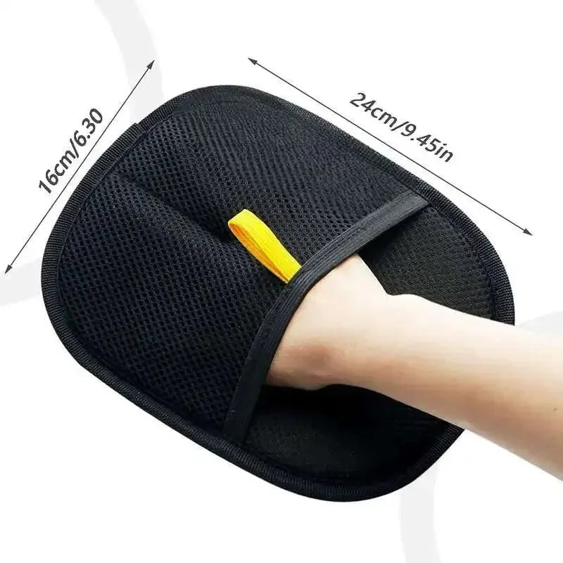 Pet Hair Removal Set Tool Reusable Static Removal Gloves Double-Sided Grooming Gloves Remove Dog Cat Hair Carpets Sofa Cleaner