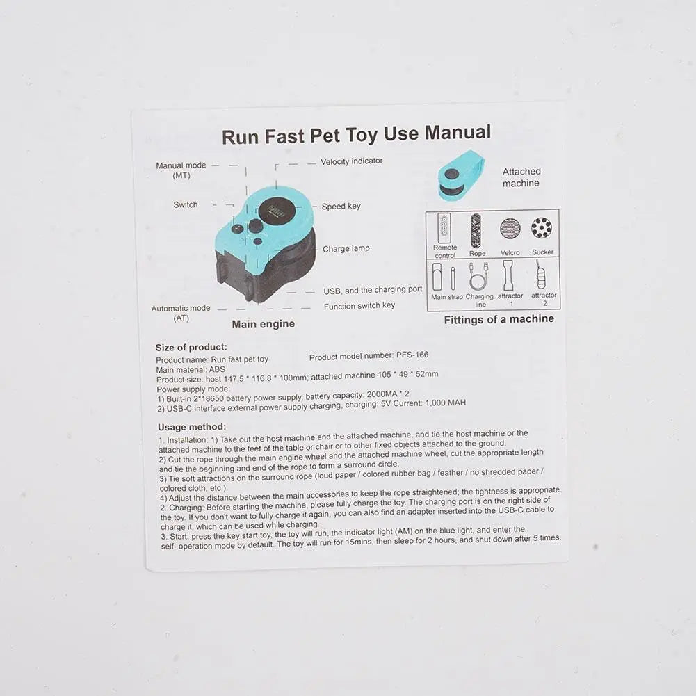 Cat Running Wheel Interactive Cat Toy, Cat Wheel Exerciser Cat Running Treadmill for Indoor Adjustable Speed Simulated Interactive