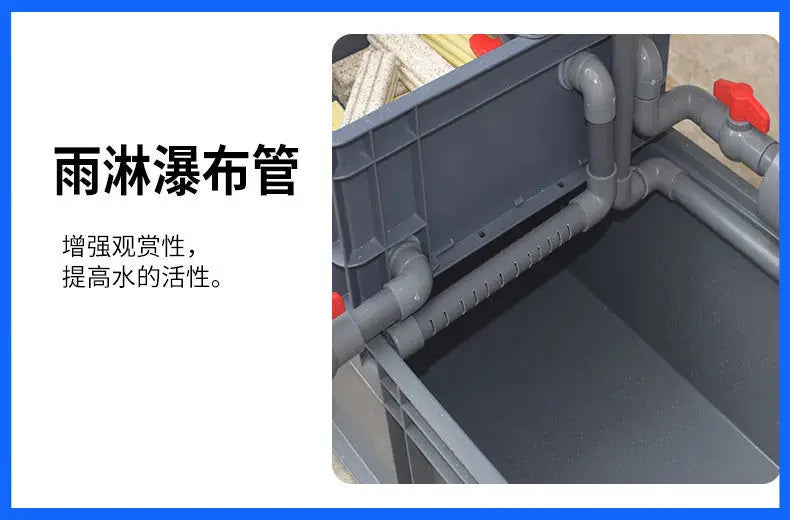 Aquatic and amphibious ecological tank, swamp fish tank, pot, turtle box, turtle tank, household feeding box