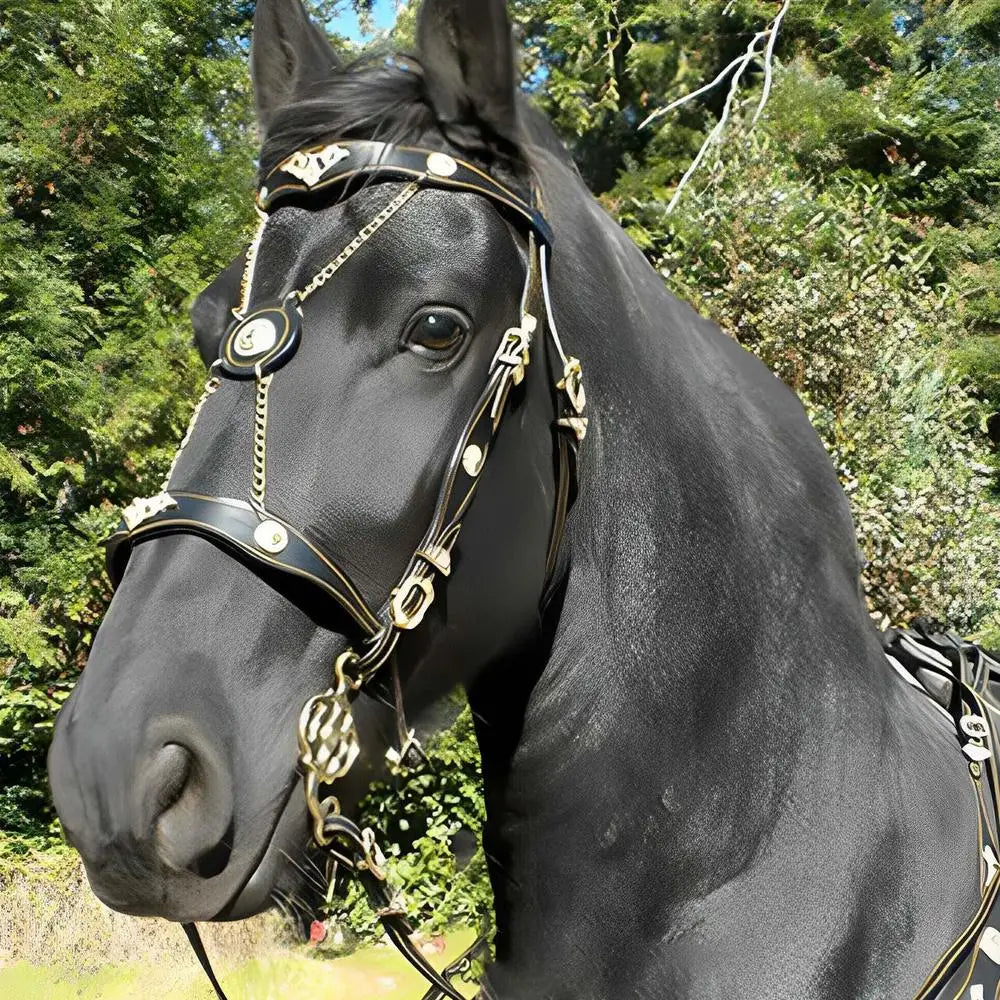 PU Horse Lead Rope Strap Adjustable Equestrian Rein Racing Halters Swivel Buckle Ponies With Metal Buckle Leading Rope