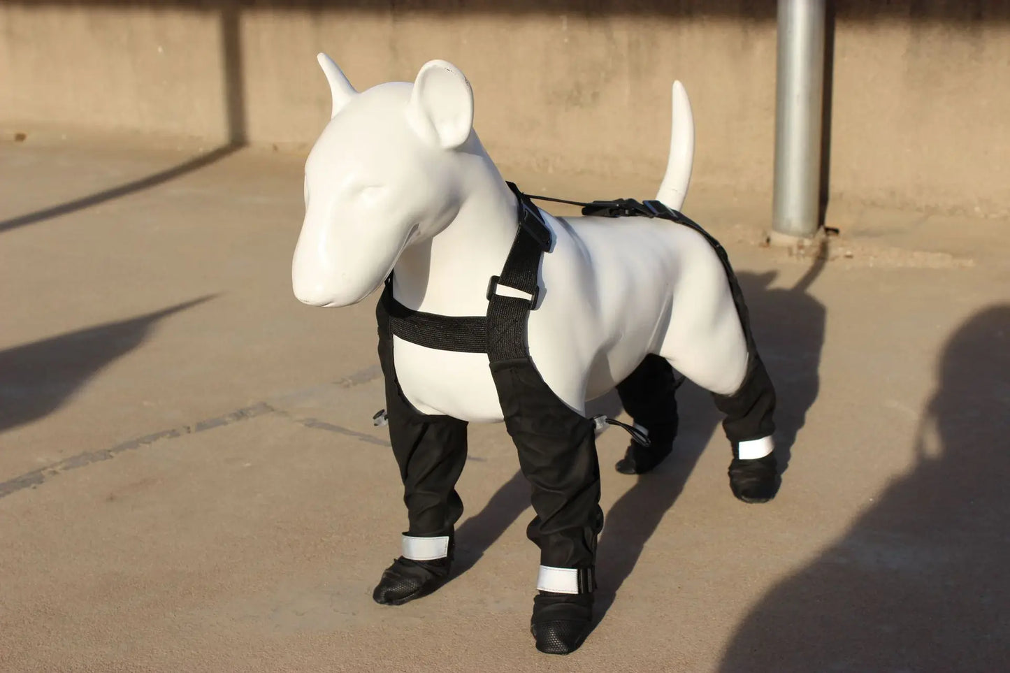 New Anti-Dirt Reflective Stripes Dog Boots All-Season Elastic Waterproof Outdoor Pet Shoes Dogs Non-Slip Grip Machine Washable