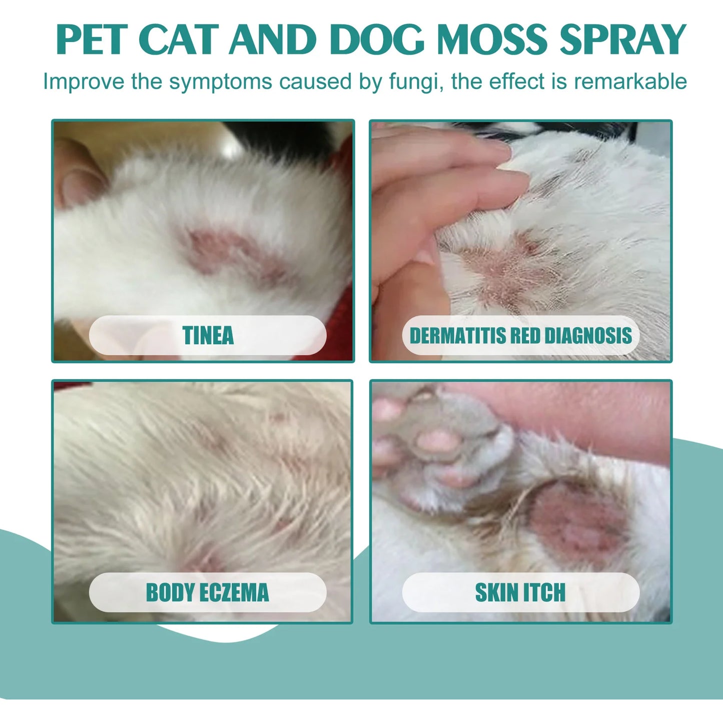 30ml  skin medicine spray for cats and dogs to remove mites