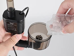 USB Small Aquarium Filter, Single Sponge Filter, with Suction Cup or Adjustable Hanging Clip, Dual Purpose Fish Bowl Tank Filter