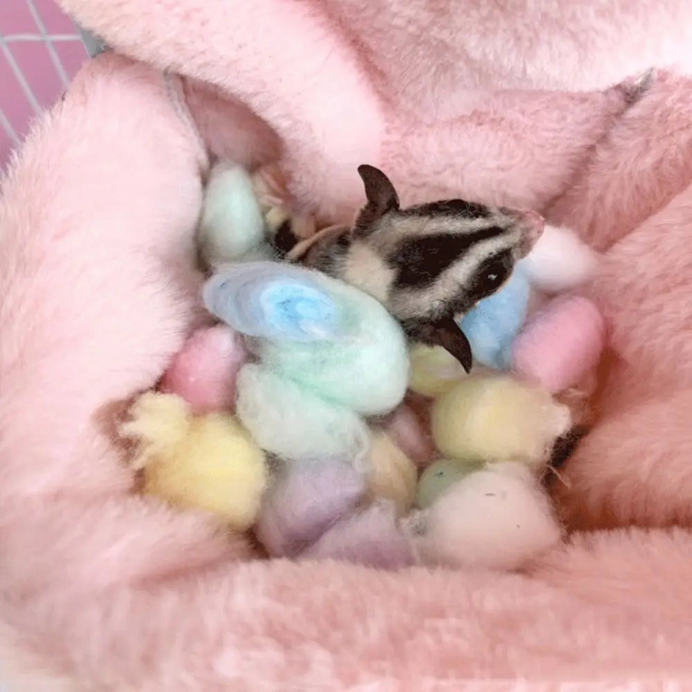 Waterproof Cloth Hamster Cotton Nest Soft Cotton Guinea Pigs House Comfortable Warm Hamster Sleeping Bag Spring