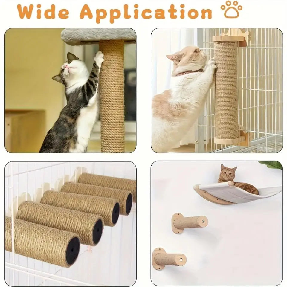 M8 Cat Tree Tower Scratching Post Replacement Set Refill Pole Parts for Kittens Tower Scratch Pole Accessories for Scratching