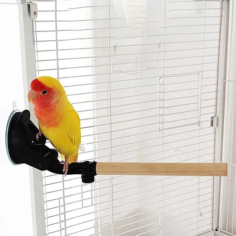 1pc-natural wood bird perch rod, parrot claw grinder rod, bird cage accessories, bird cage claw grinder bracket rod