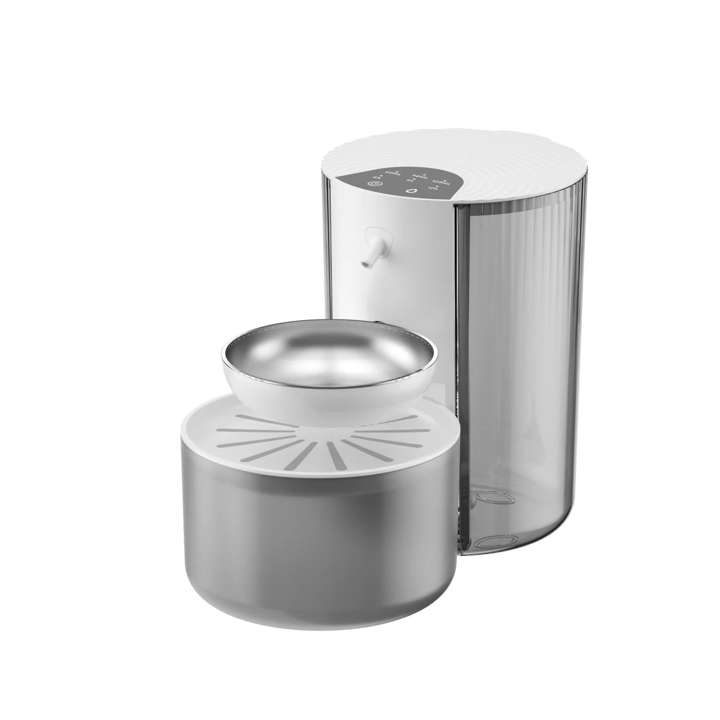 Large capacity 3L Pouring Cat Water Dispenser Smart Tilt Design Pet Water Fountain Separate Clean & Dirty Water For Cats Dogs