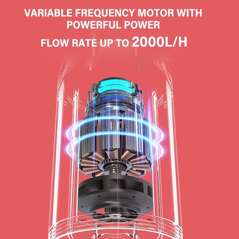 220-240V Multifunctional Fish Tank Electric Water Changer Aquarium Water Exchange Cleaning Tool Filter Suck Fish Feces Silent