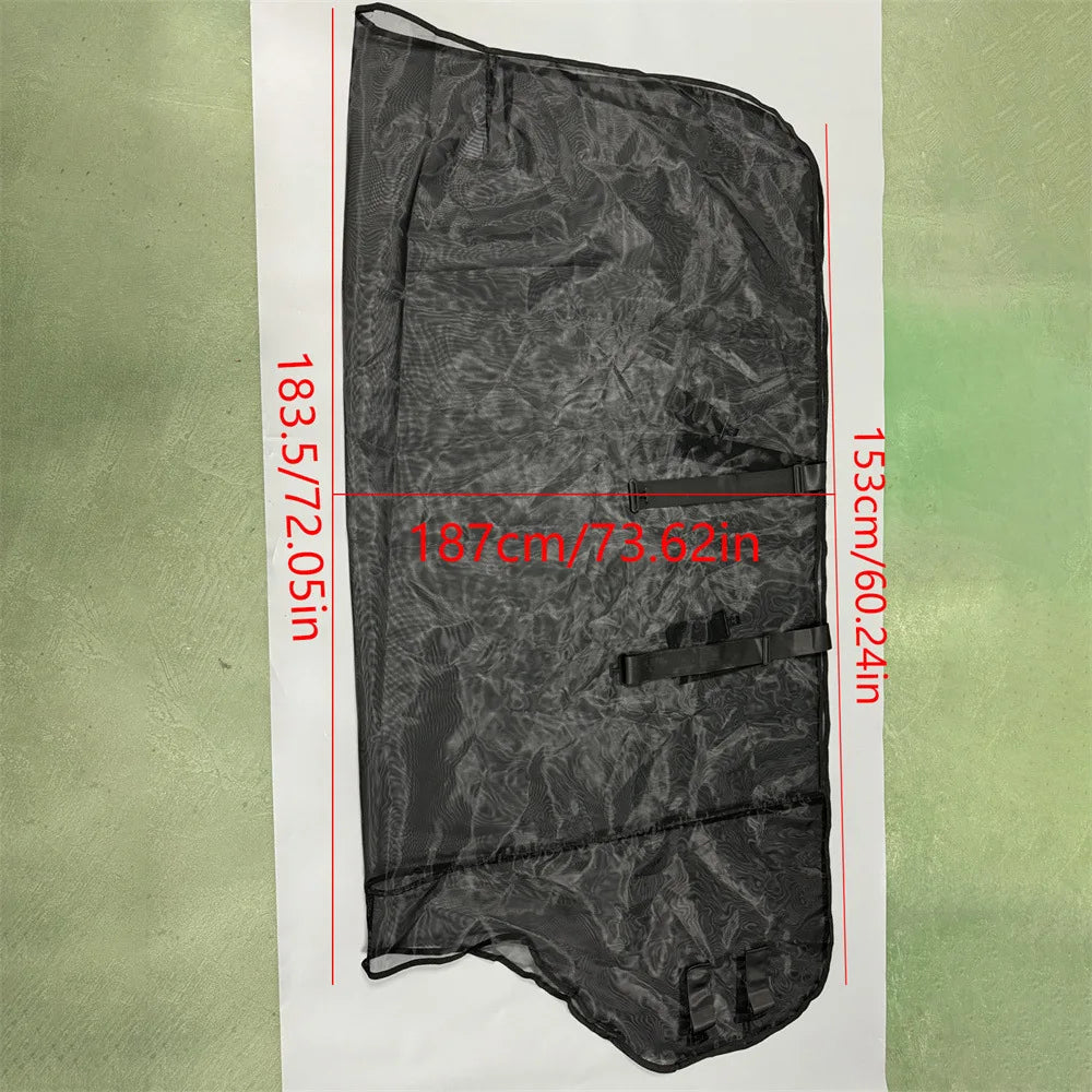 Caparison Protective Tear-Resistant Mesh Horse Fly Sheet Comfy Equine Summer Sheet Breathable and UV Resistance